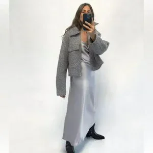 ZARA LONG BOUCLÉ COAT XS グレー系 $_57.JPG?set_id=880000500F
